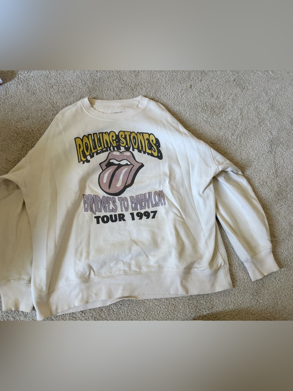 Rolling Stones crew neck